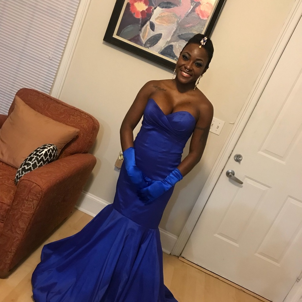 Blue Ball Gown